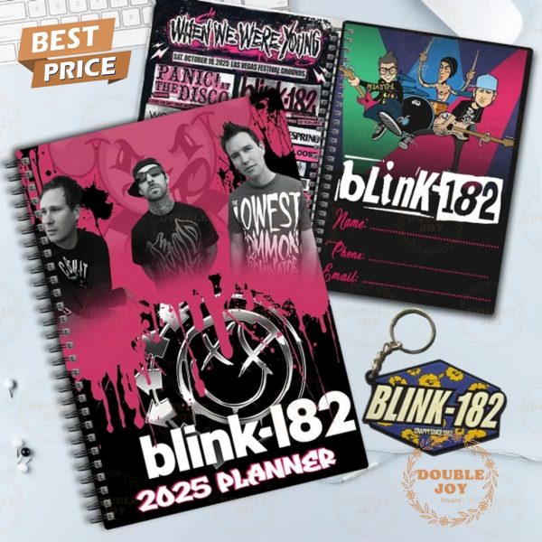 Blink-182 Rock Band When We Were Young 2025 Planner