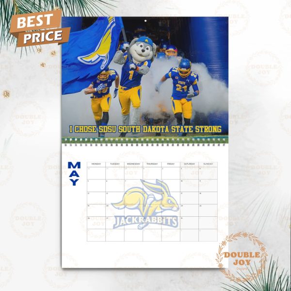 NCAA South Dakota State Jackrabbits 2025 Wall Calendar