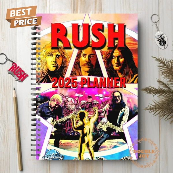 Rush Rock Band “Fly By Night” 2025 Planner