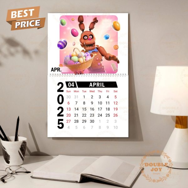 Five Nights At Freddy’s 2025 Wall Calendar