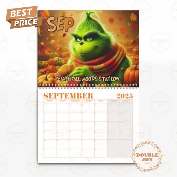 The Grinch 2025 Wall Calendar