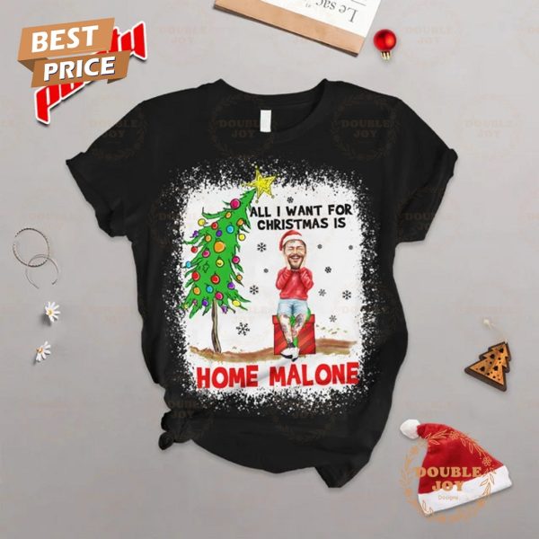 All I Want For Christmas Is Home Malone Merry Christmas 2024 Fleece Pajamas Set