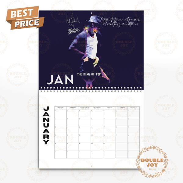 Michael Jackson 2025 Wall Calendar