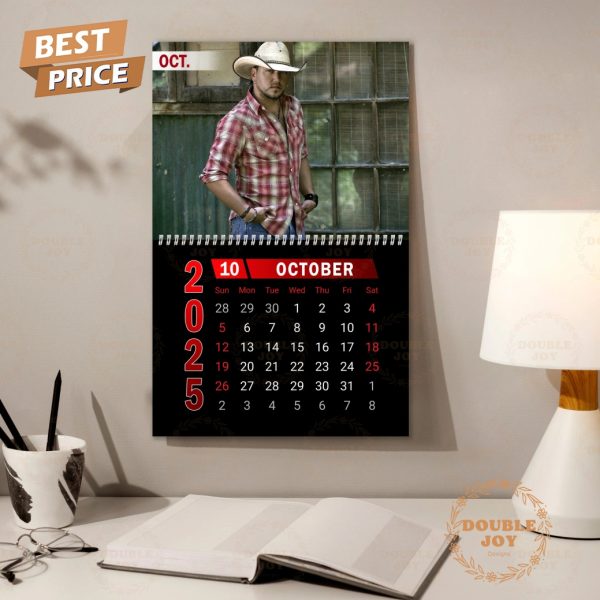 Jason Aldean 2025 Wall Calendar