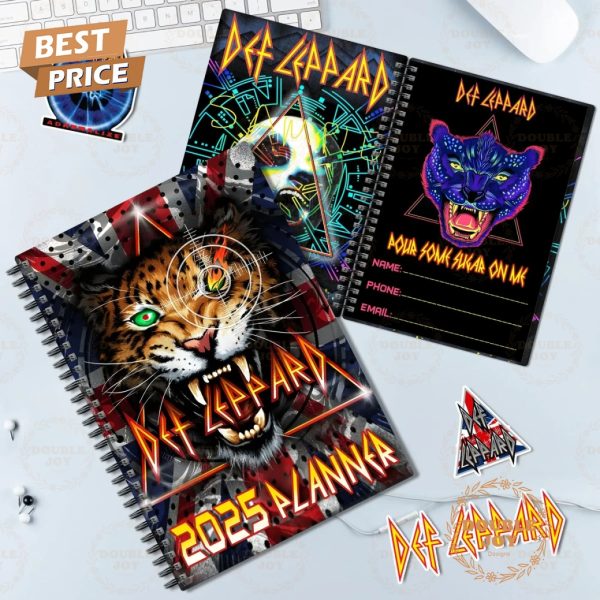 Def Leppard Pour Some Sugar On Me 2025 Planner