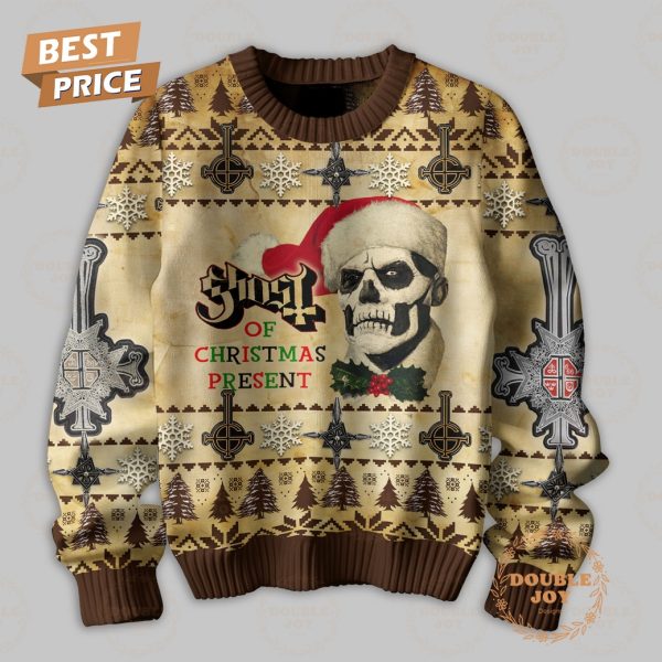 Ghost Rock Band Of Christmas Persent 2024 Sweater