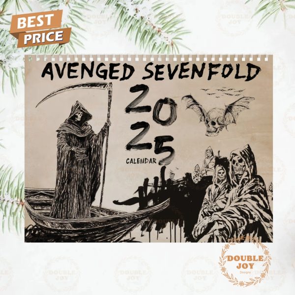 Avenged Sevenfold 2025 Wall Calendar