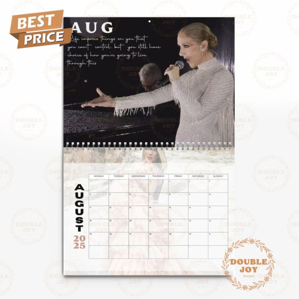 Celine Dion 2025 Wall Calendar