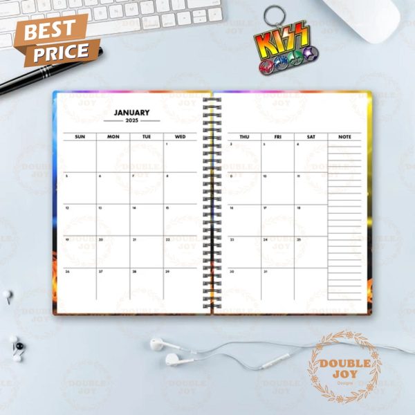 Kiss Rock Band 2025 Planner