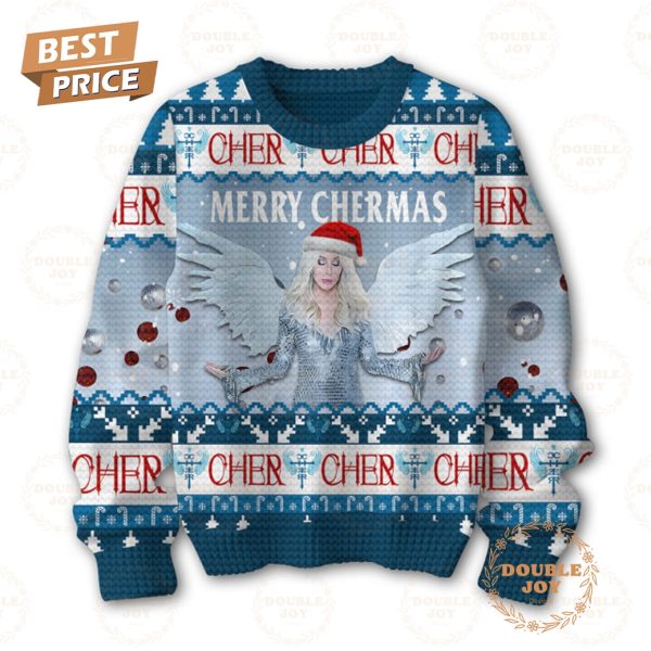 Cher Merry Chermas 2024 Sweater – Blue