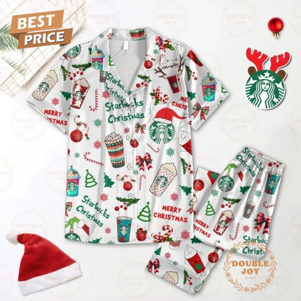 Starbucks Merry Christmas 2024 Pajamas Set