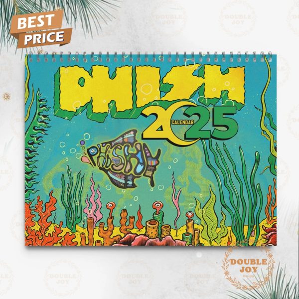 Phish Rock Band 2025 Wall Calendar