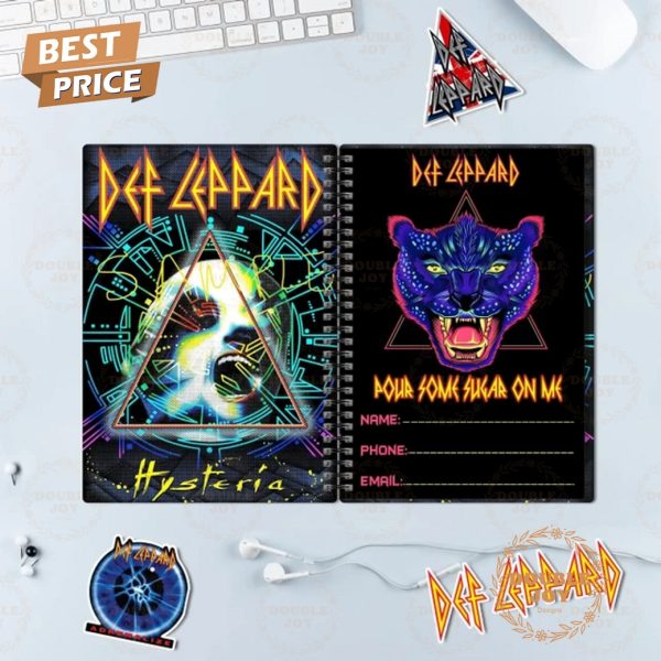 Def Leppard Pour Some Sugar On Me 2025 Planner