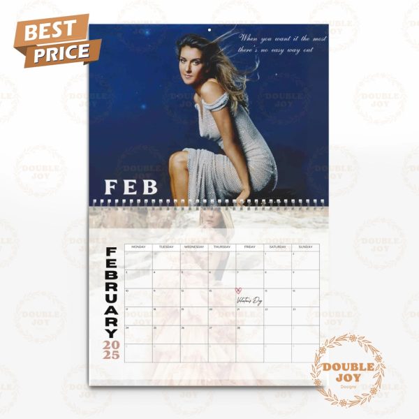 Celine Dion 2025 Wall Calendar