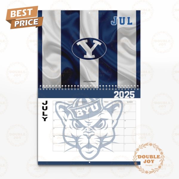 NCAA BYU Cougars Faith. Family. Football. 2025 Wall Calendar