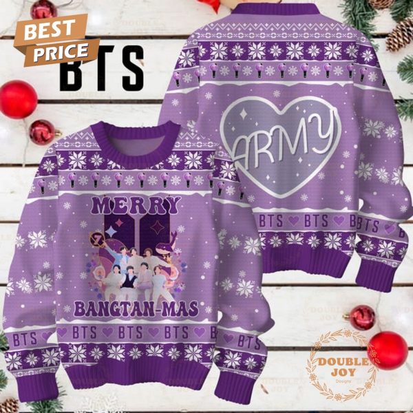 BTS Boy Band Merry Bangtanmas 2024 Sweater