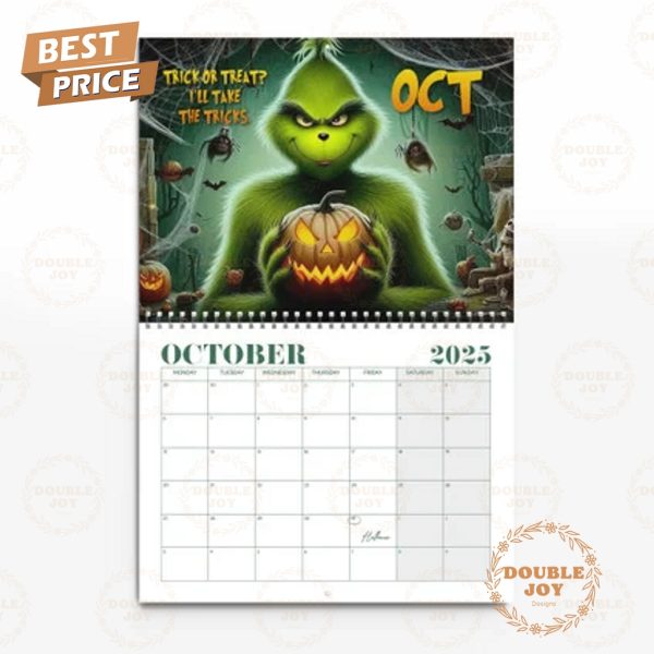 The Grinch 2025 Wall Calendar