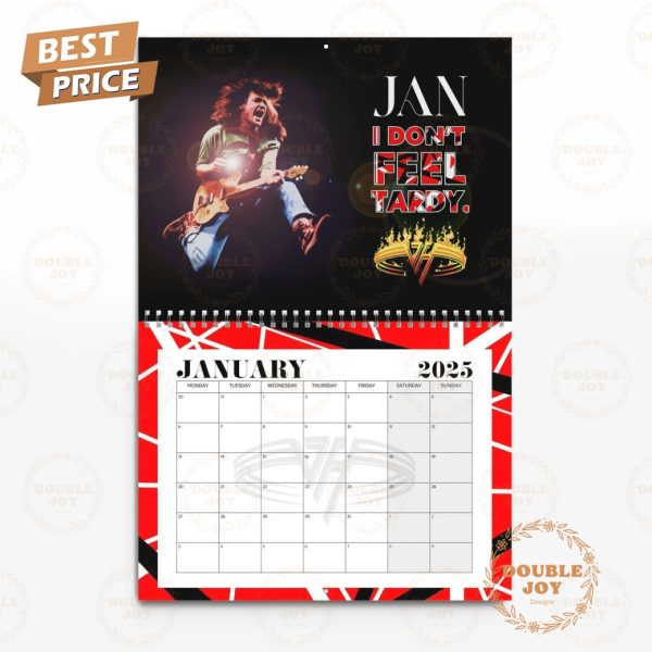 Van Halen Rock Band A Mammoth Legacy 2025 Wall Calendar