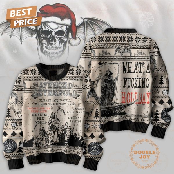 Avenged Sevenfold What A Fucking Holiday Merry Christmas 2024 Sweater