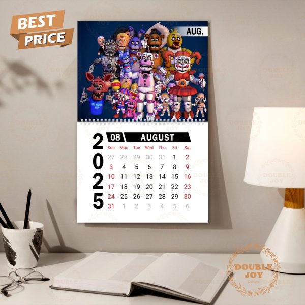 Five Nights At Freddy’s 2025 Wall Calendar