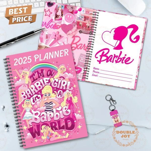 Barbie Girl In A Barbie World 2025 Planner