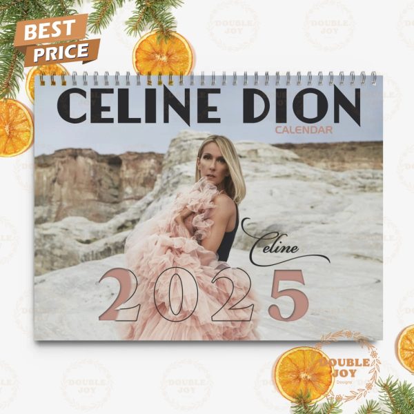 Celine Dion 2025 Wall Calendar