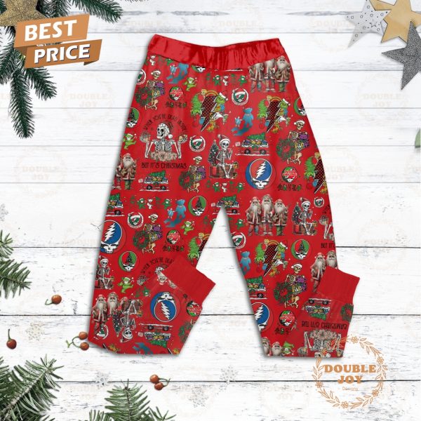 Have A Merry Jerry Christmas Grateful Dead Fleece Pajamas Set