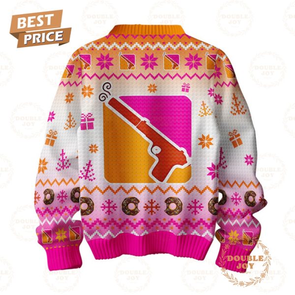 Dunkin’ Donuts Deny Defend Depose Christmas 2024 Sweater