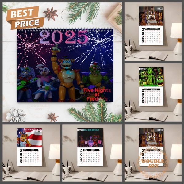 Five Nights At Freddy’s 2025 Wall Calendar