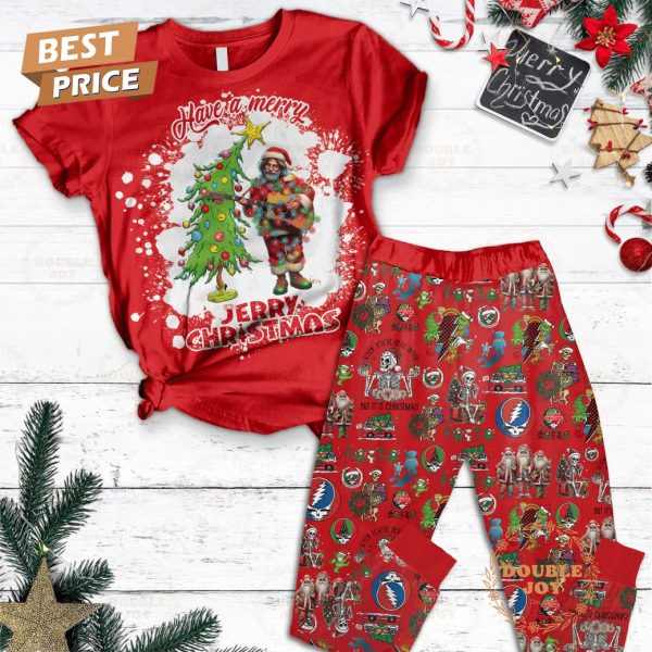 Have A Merry Jerry Christmas Grateful Dead Fleece Pajamas Set