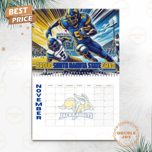 NCAA South Dakota State Jackrabbits 2025 Wall Calendar