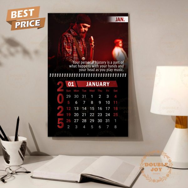 Dave Grohl Foo Fighters 2025 Wall Calendar