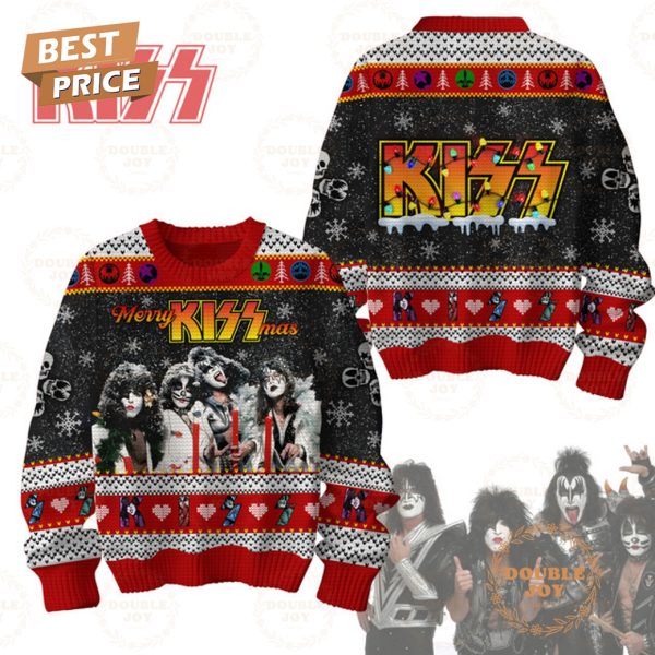 Kiss Rock Band Merry Kissmas 2024 Sweater