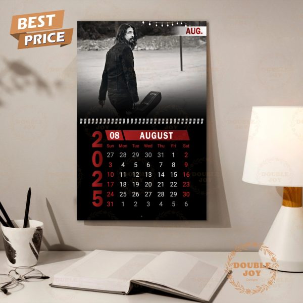 Dave Grohl Foo Fighters 2025 Wall Calendar