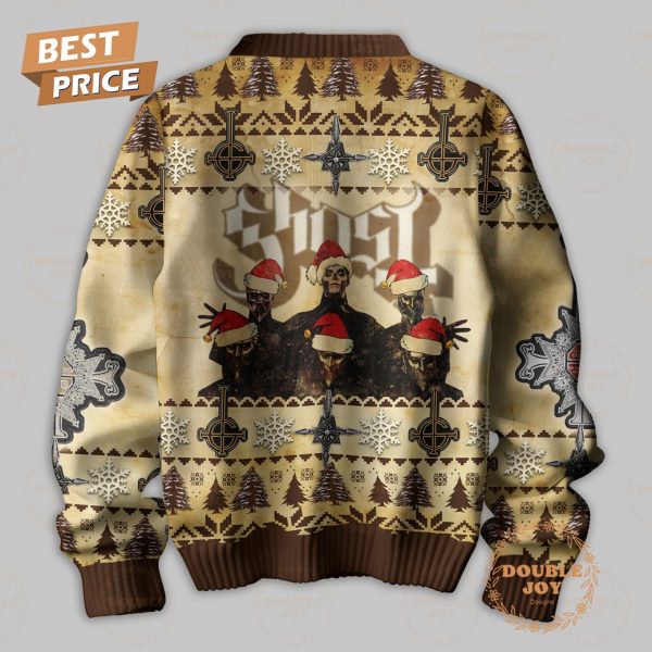 Ghost Rock Band Of Christmas Persent 2024 Sweater