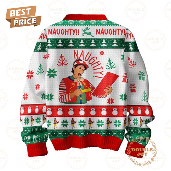 Tally The Elf Naughty! Merry Christmas 2024 Sweater