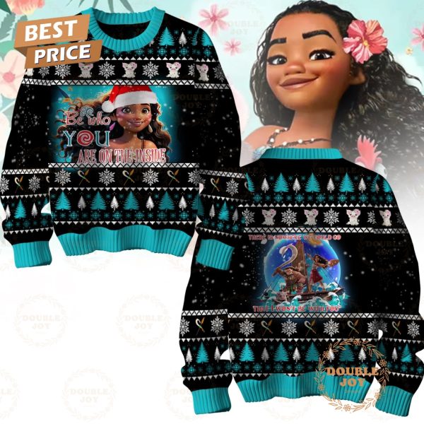 Moana 2 Be Who You Are On The Inside, Merry Christmas Sweater