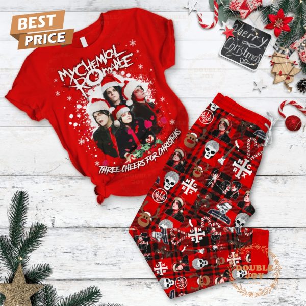 My Chemical Romance Three Cheers For Christmas 2024 Fleece Pajamas Set