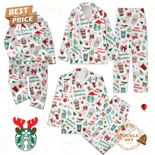 Starbucks Merry Christmas 2024 Pajamas Set