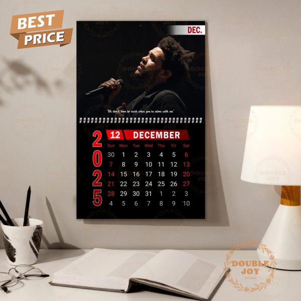 The Weeknd 2025 Wall Calendar