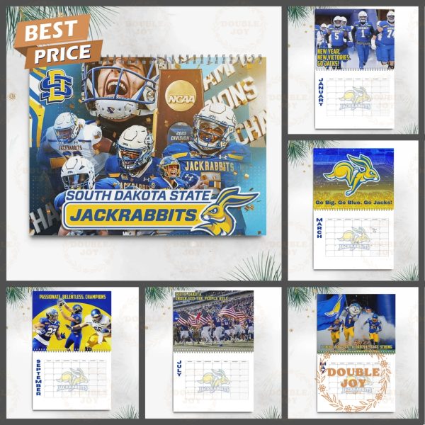 NCAA South Dakota State Jackrabbits 2025 Wall Calendar