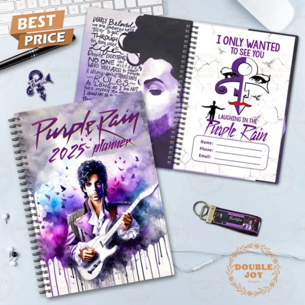 Prince I Only Wanted To See You Laughing In The Purple Rain 2025 Planner