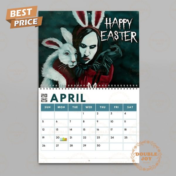 Marilyn Manson 2025 Wall Calendar