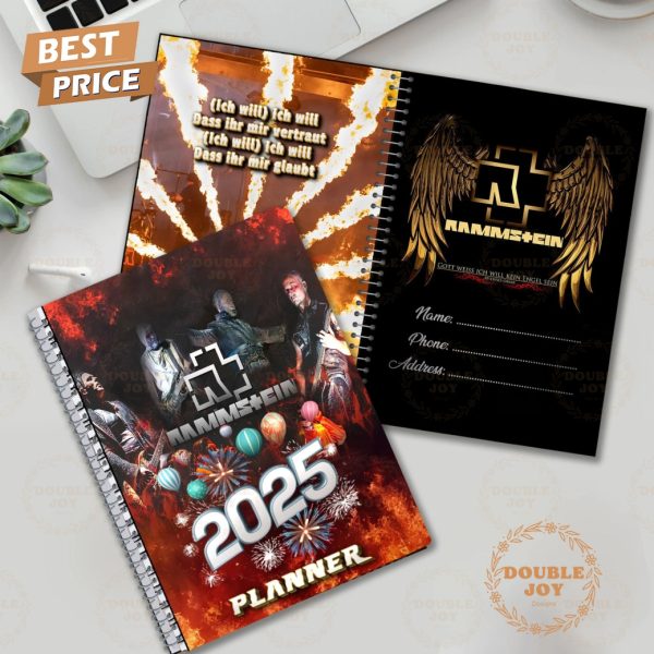 Rammstein Band 2025 Planner