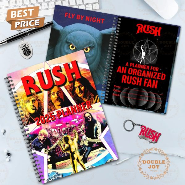 Rush Rock Band “Fly By Night” 2025 Planner