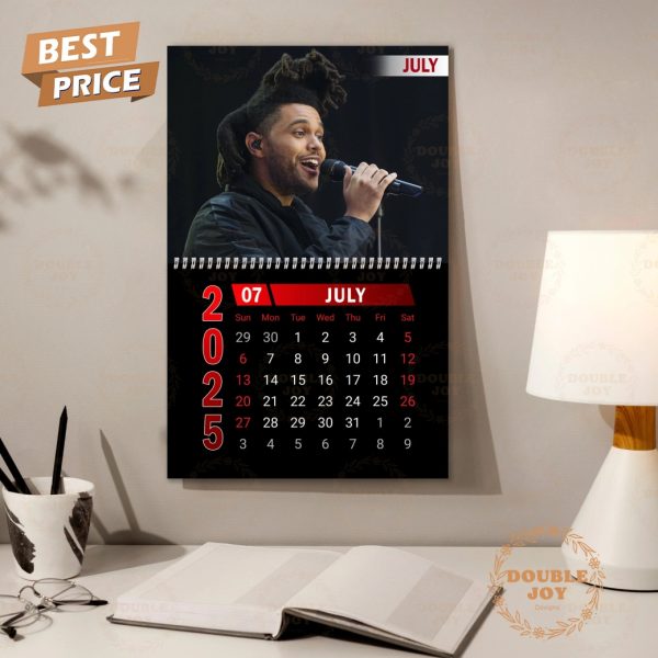 The Weeknd 2025 Wall Calendar