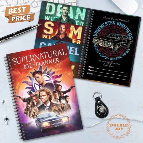 Supernatural Winchester Brothers 2025 Planner