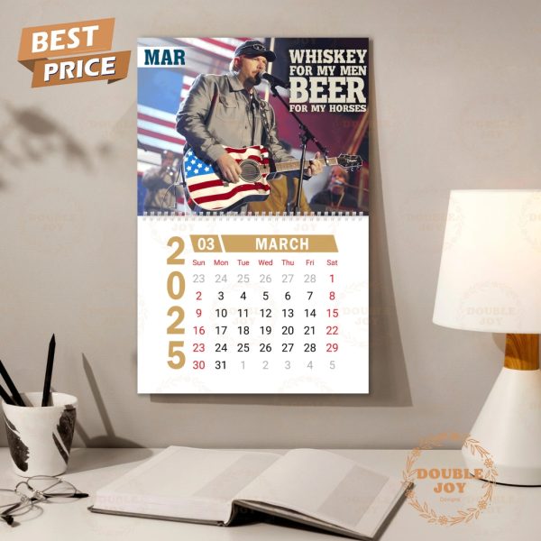 American Icon Toby Keith 2025 Wall Calendar