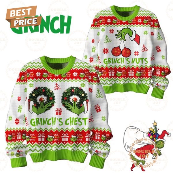 The Grinch Chest Merry Christmas 2024 Sweater