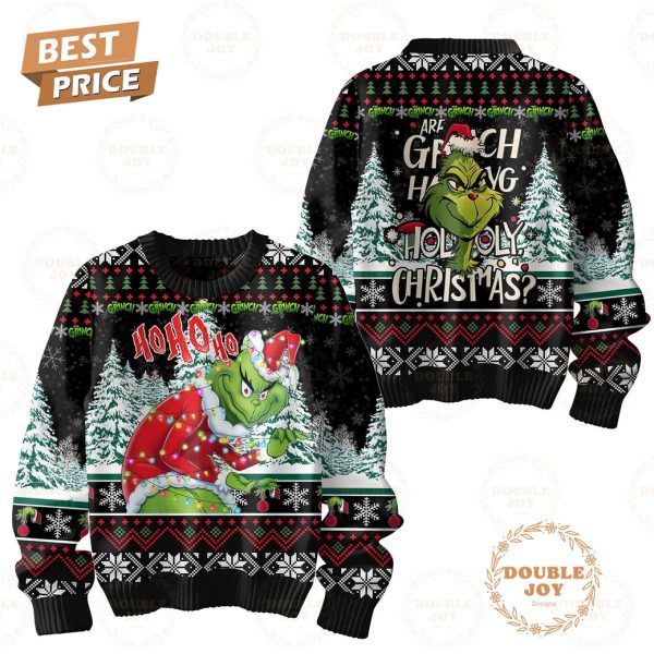 The Grinch Ho Ho Ho Merry Christmas Sweater